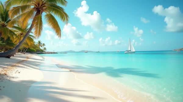 Les plages tranquilles de la barbade, loin de la foule